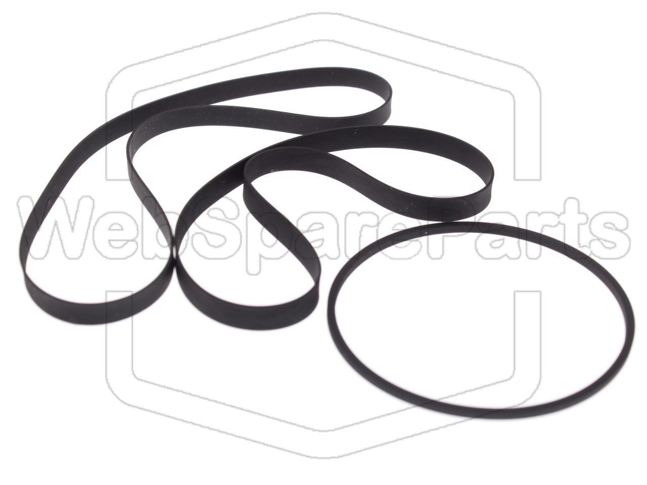 Kit cinghie per piastra a cassette stereo Denon UDR-150 (D-150)