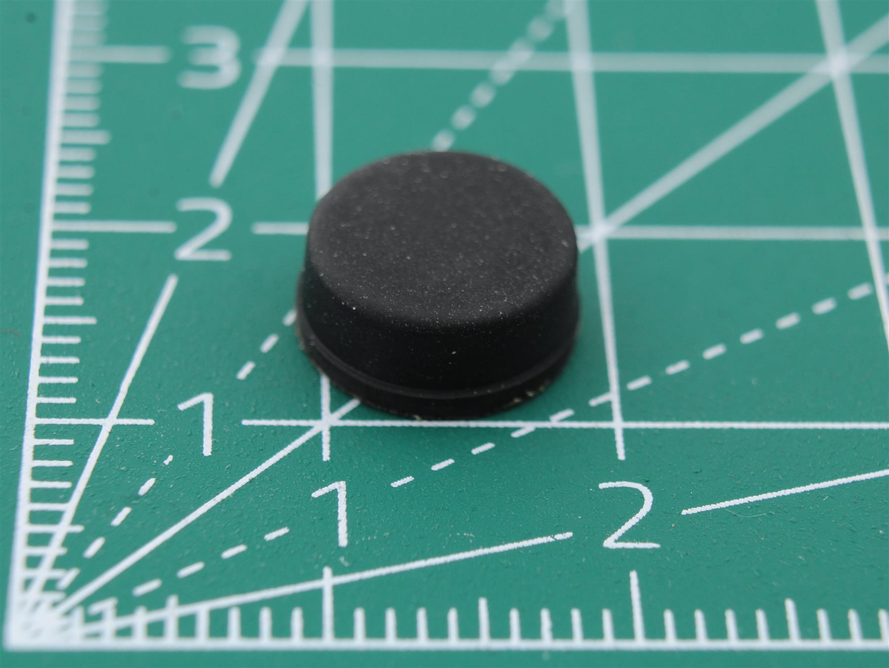 Round Rubber Foot Self-adhesive Ø10mm x Ø9.5mm x height 4.5mm