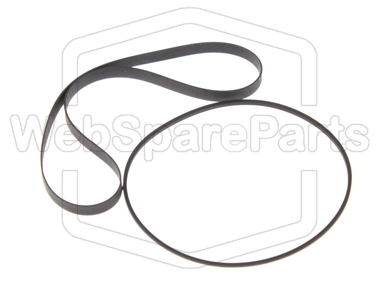 Cinghia capstan + cinghia F/R per piastra a cassette Aiwa CS-600
