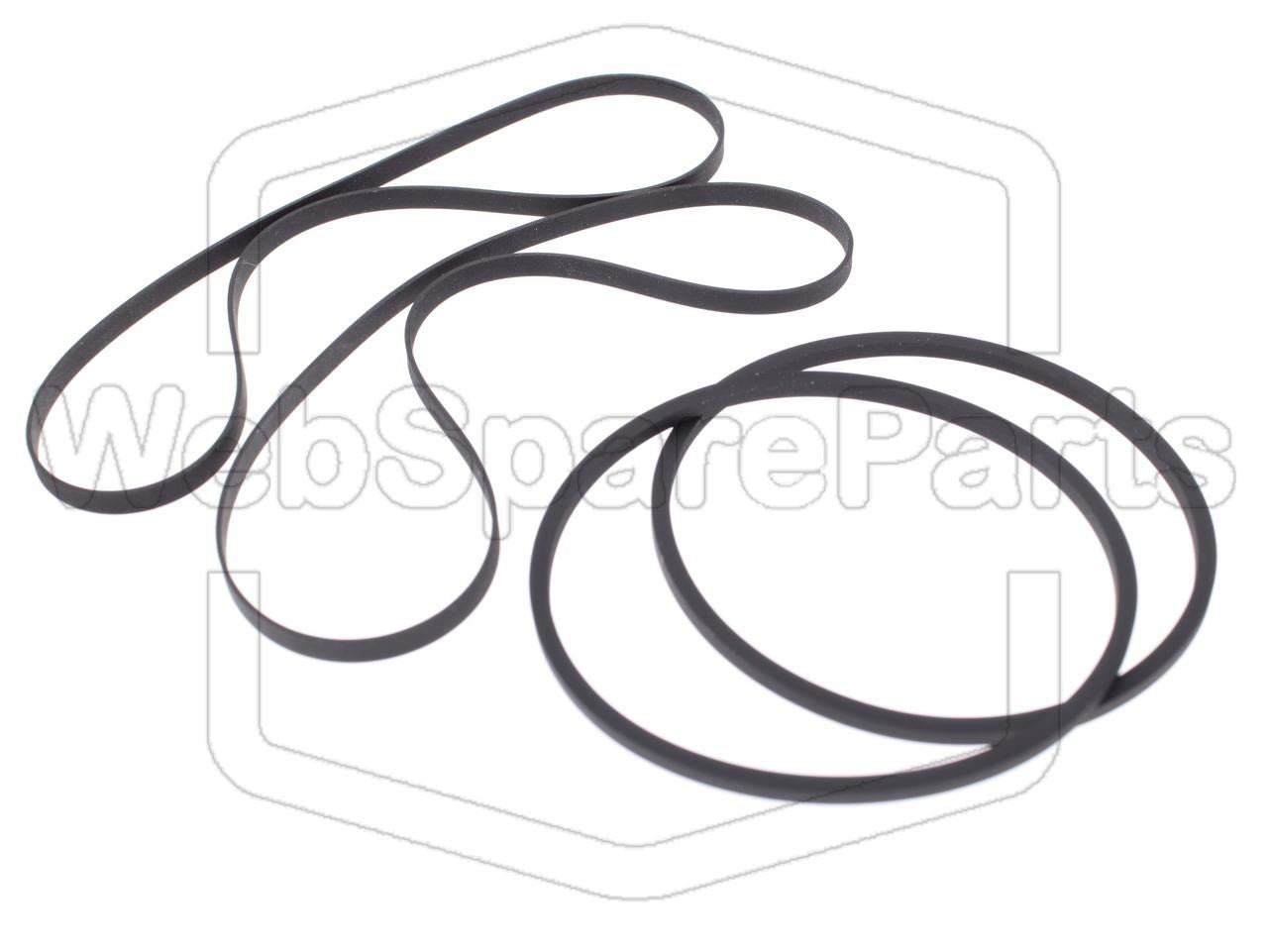 Kit cinghie per doppio piastra a cassette Kenwood XH-5 (XD-6000/XD-6500)