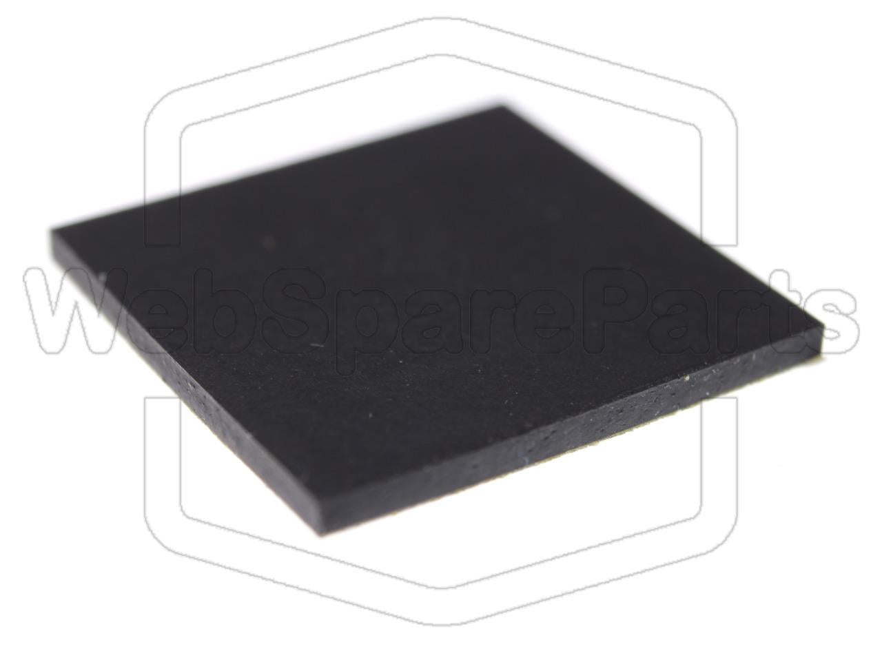 Rectangular Rubber Foot Self-adhesive 20mm x 19.7mm Height 1.5mm
