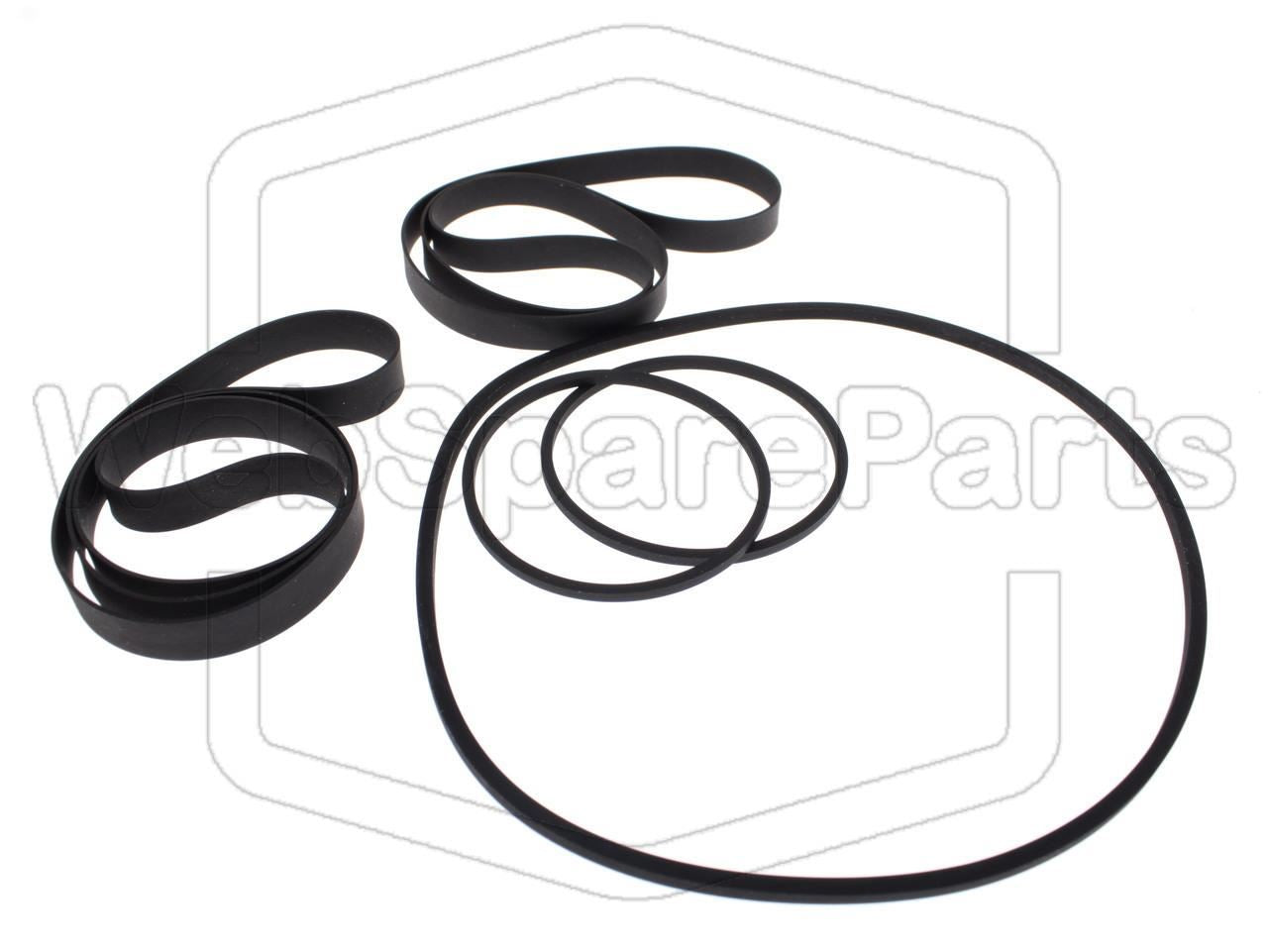 Kit cinghie per videoregistratore Sanyo VTC-9300 Betamax