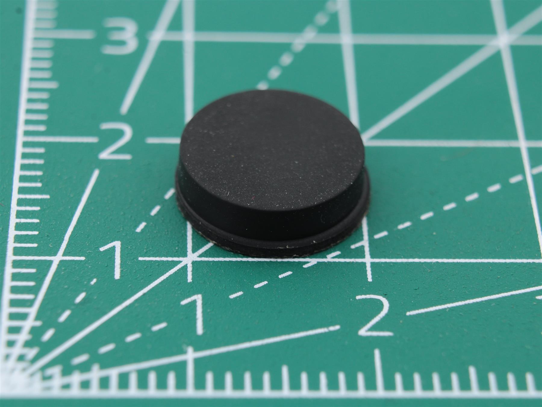 Round Rubber Foot Self-adhesive Ø11.3mm x Ø10.7mm x height 3.2mm