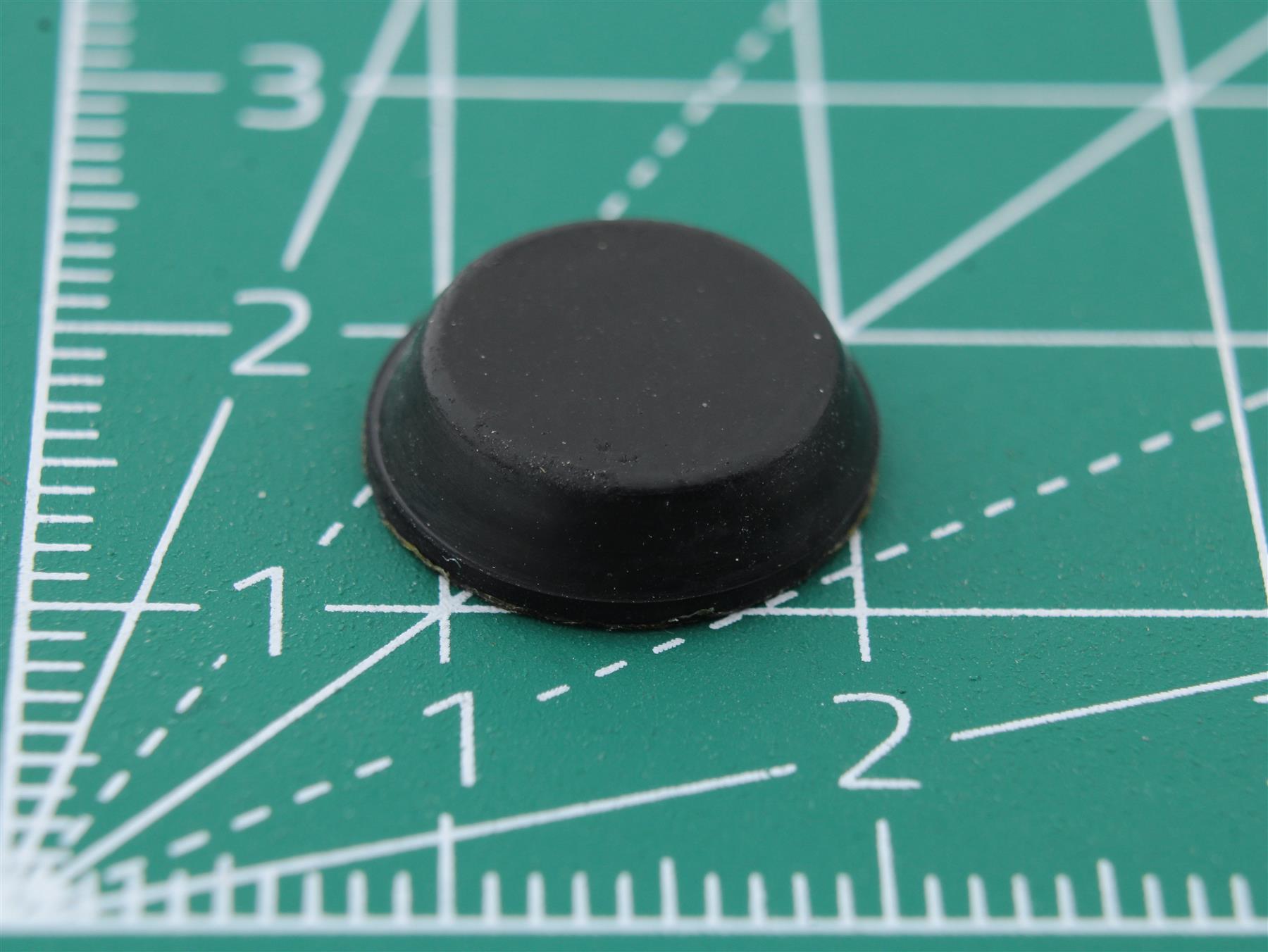 Round Rubber Foot Self-adhesive Ø12.7mm x Ø11.5mm x height 3.8mm