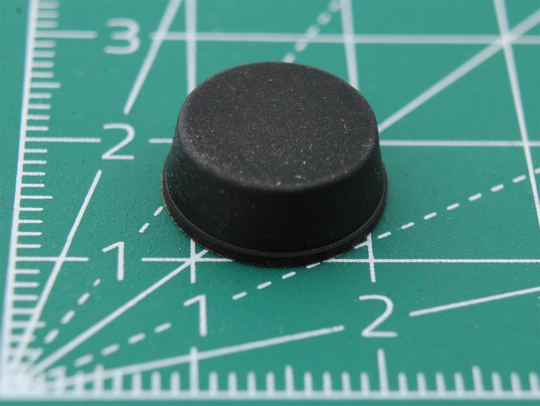 Round Rubber Foot Self-adhesive Ø13mm x Ø11.4mm x height 5mm