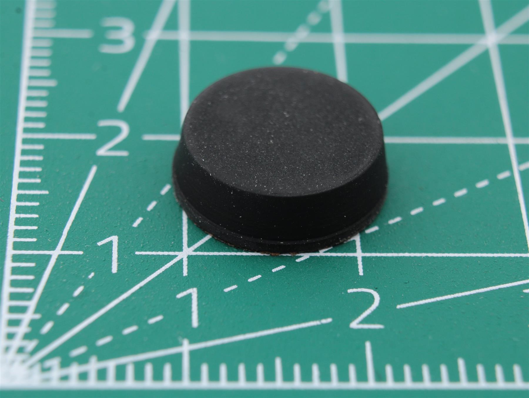 Round Rubber Foot Self-adhesive Ø12.7mm x Ø11.5mm x height 4mm