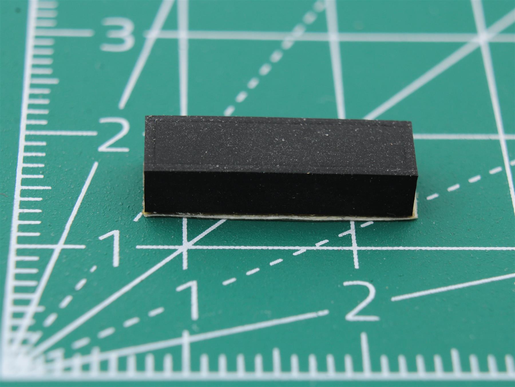 Rectangular Rubber Foot Self-adhesive 16mm x 5mm Height 3.6mm