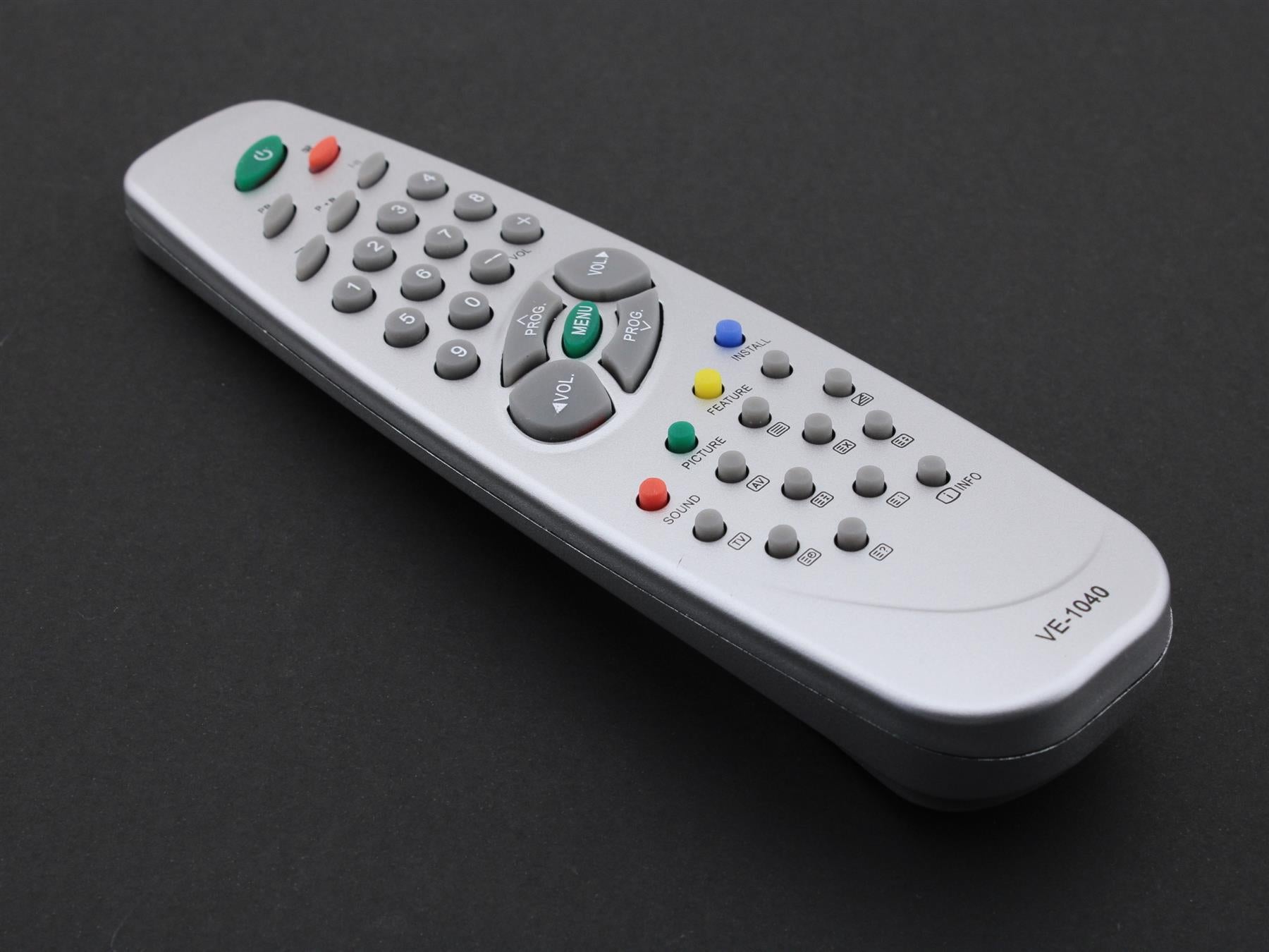 Replacement TV Remote Control for RC1040