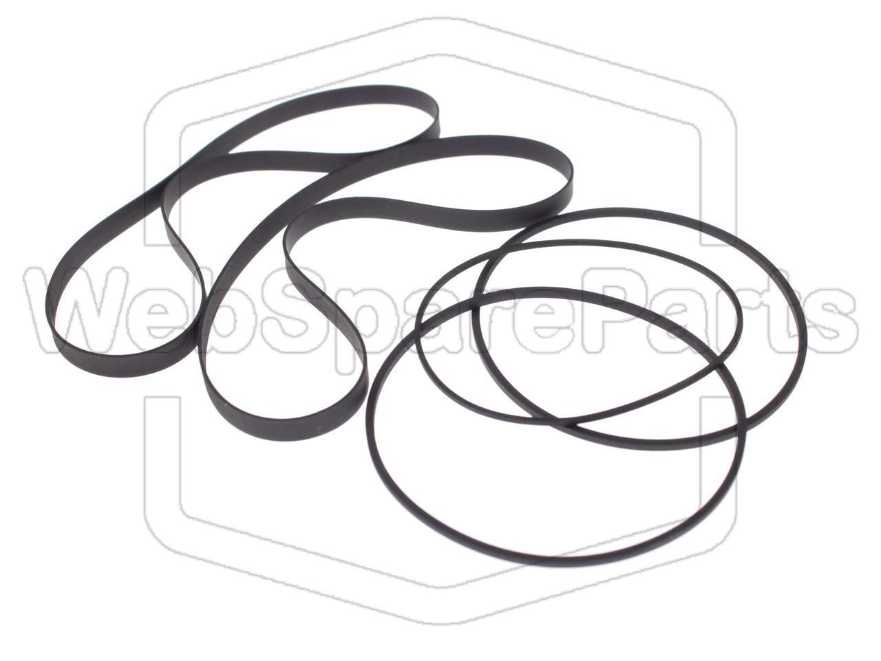 Kit cinghie per piastra a cassette stereo Lo-D D-W700