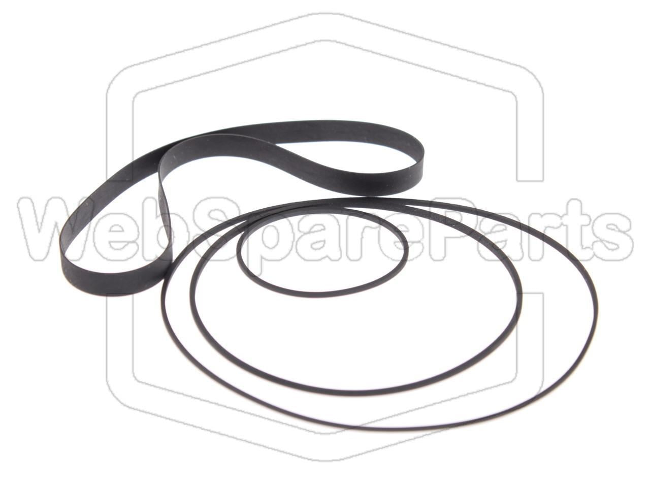 Kit cinghie per piastra a cassette stereo Kenwood KX-800