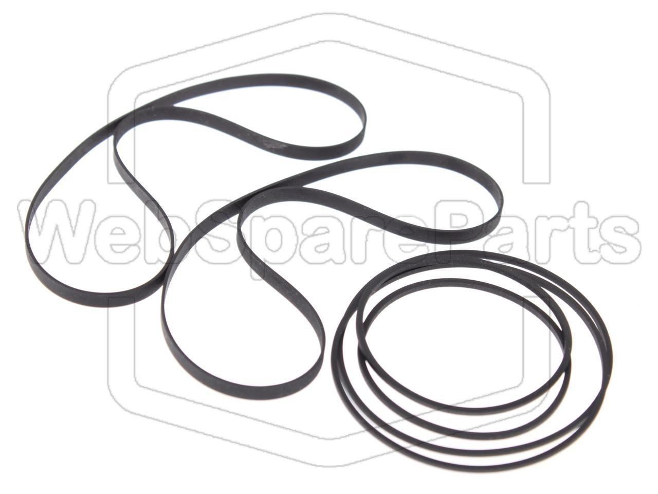 Kit cinghie per doppio piastra a cassette Kenwood X-56