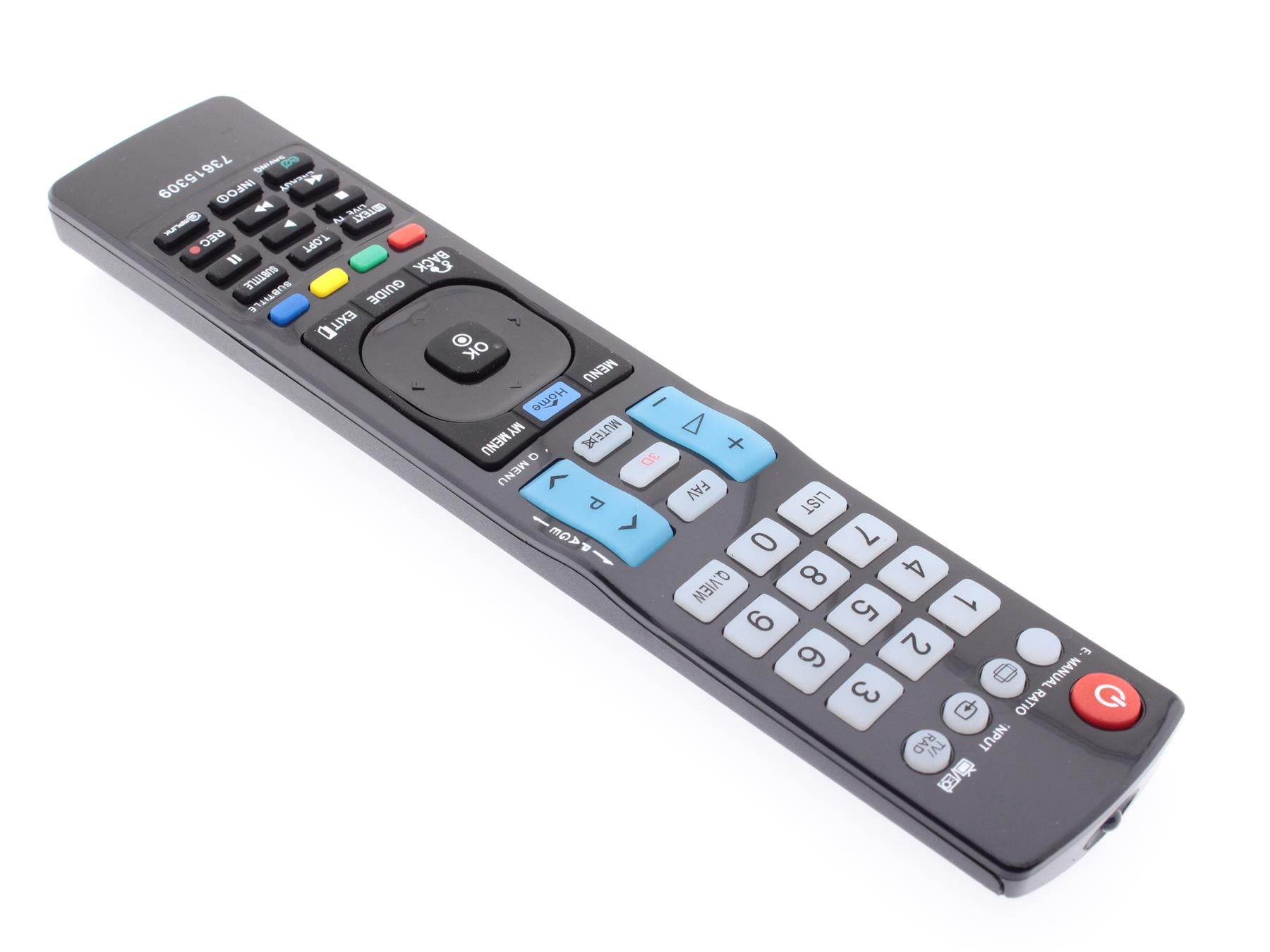 Replacement TV Remote Control for LG AKB73615309
