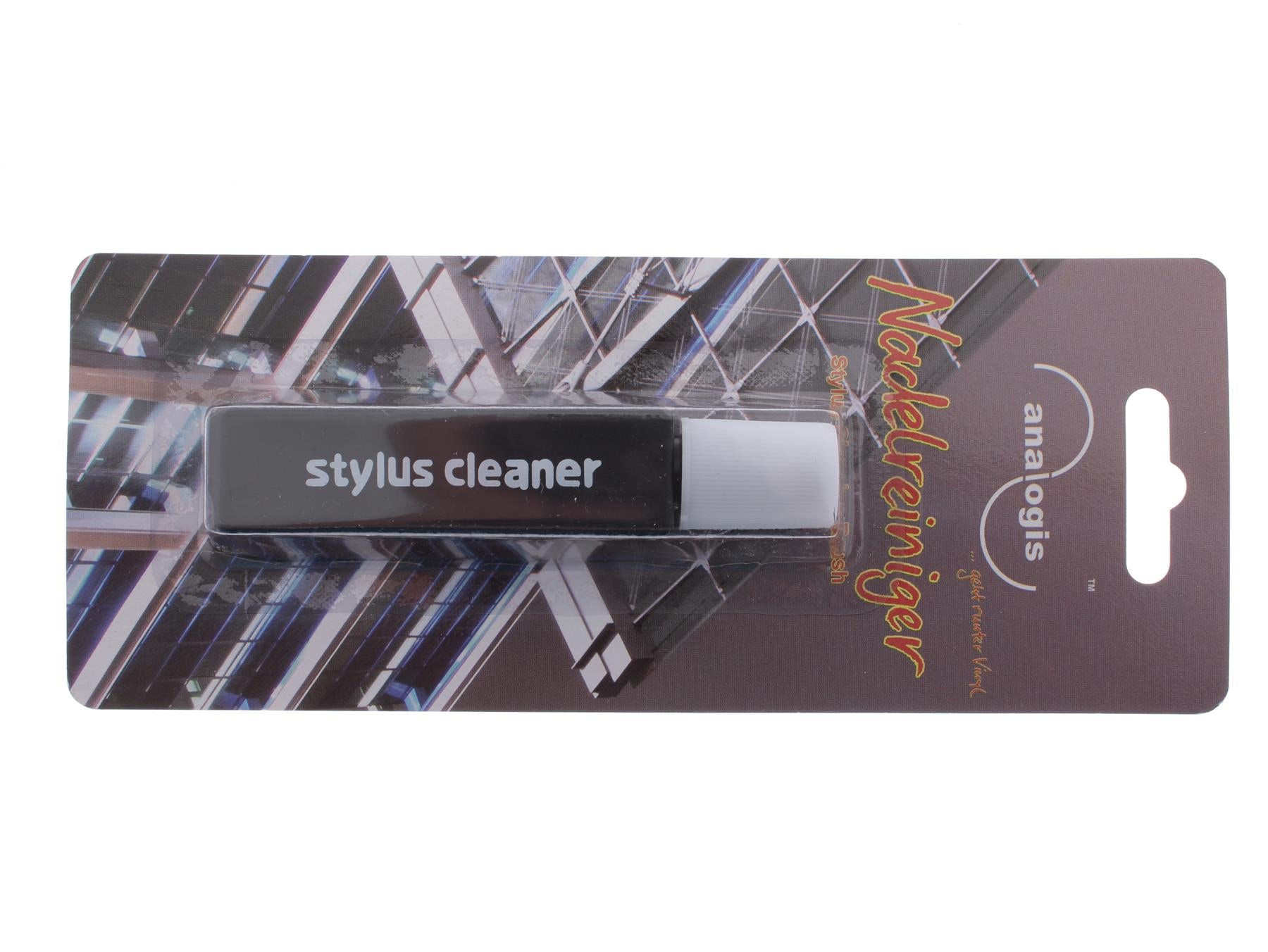 analogis stylus cleaner, cleaning fluid 20ml and stylus brush, blister pack