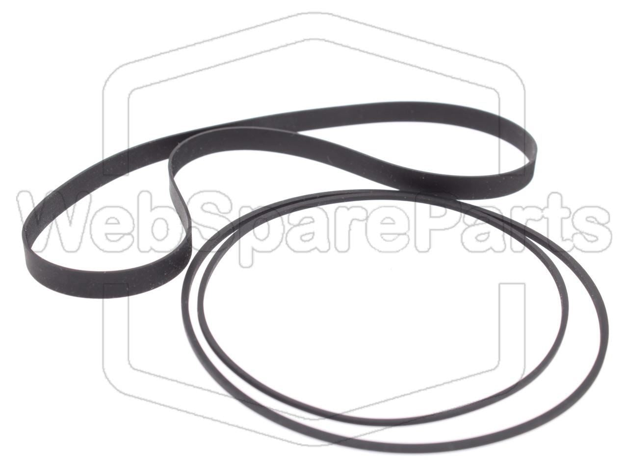 Kit cinghie per piastra a cassette Sansui D-99D