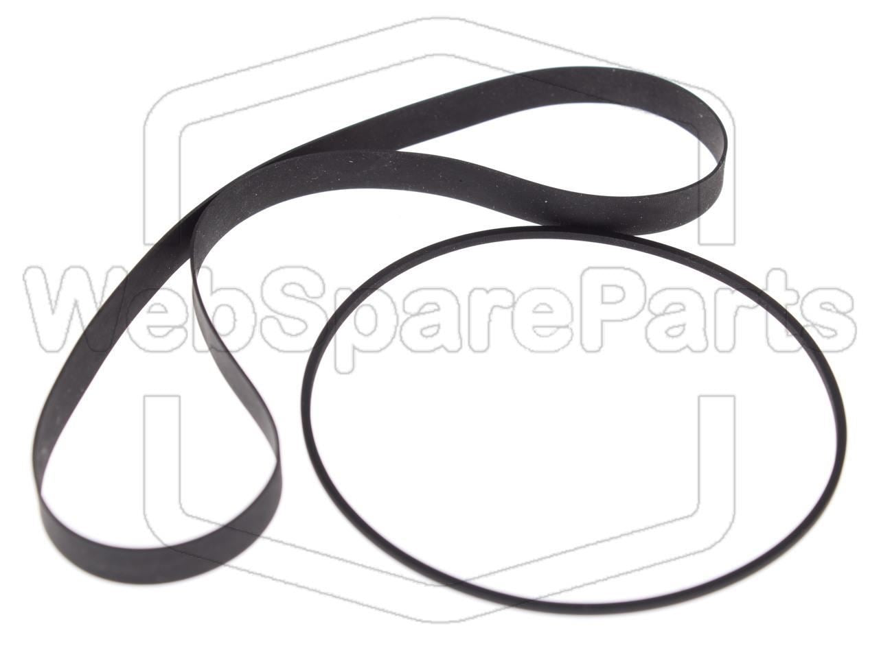 Kit cinghie per piastra a cassette stereo Kenwood KRX-5/L