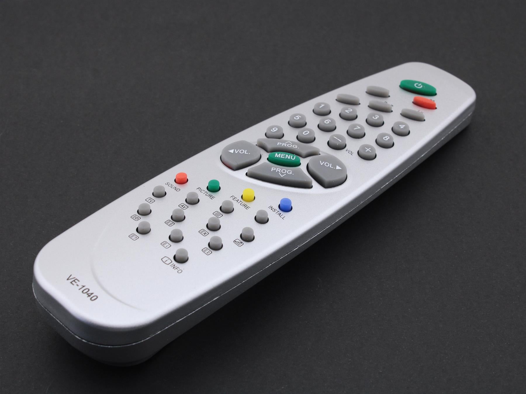Replacement TV Remote Control for RC1040