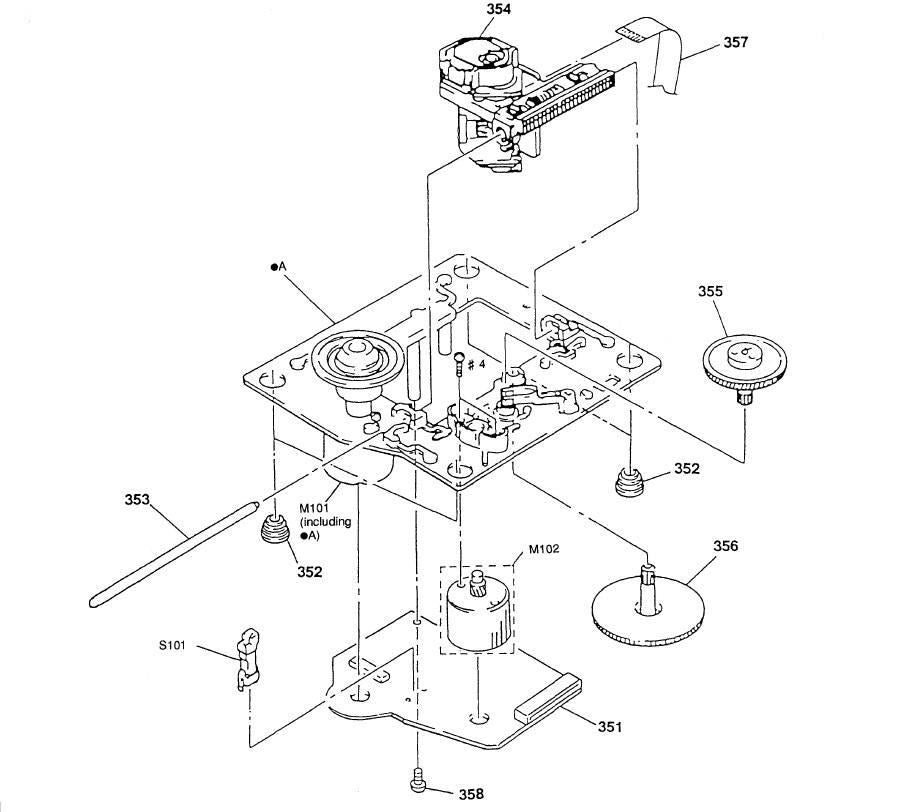 Replacement SWITCH, LEAF (LIMIT) Pos.(S101) for Sony CDP-M41 CD Player Mechanism