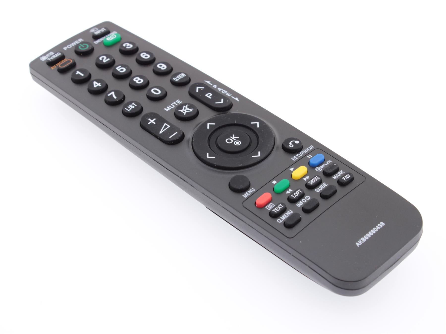 Replacement TV Remote Control for LG AKB69680438