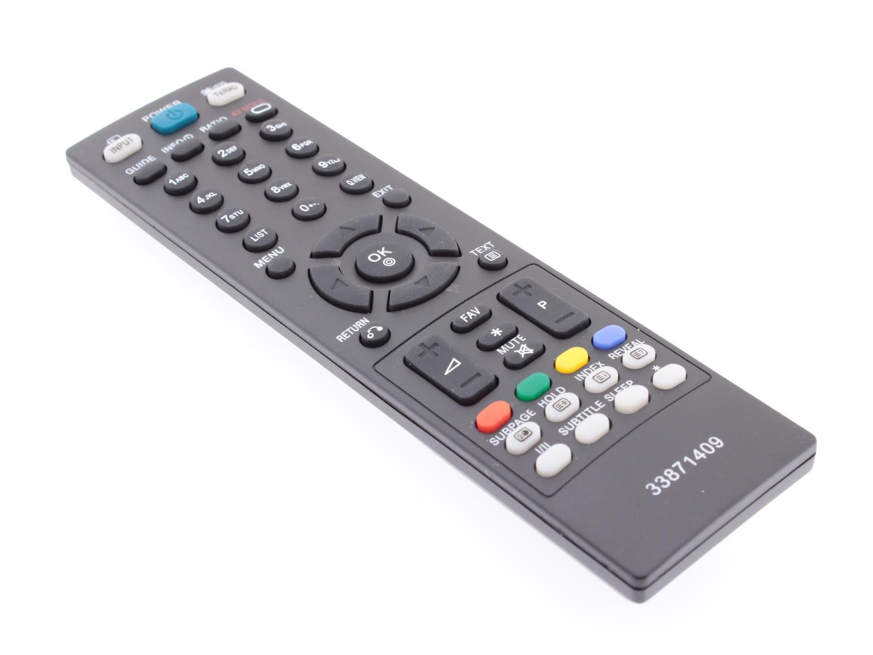 Replacement TV Remote Control for LG AKB33871409