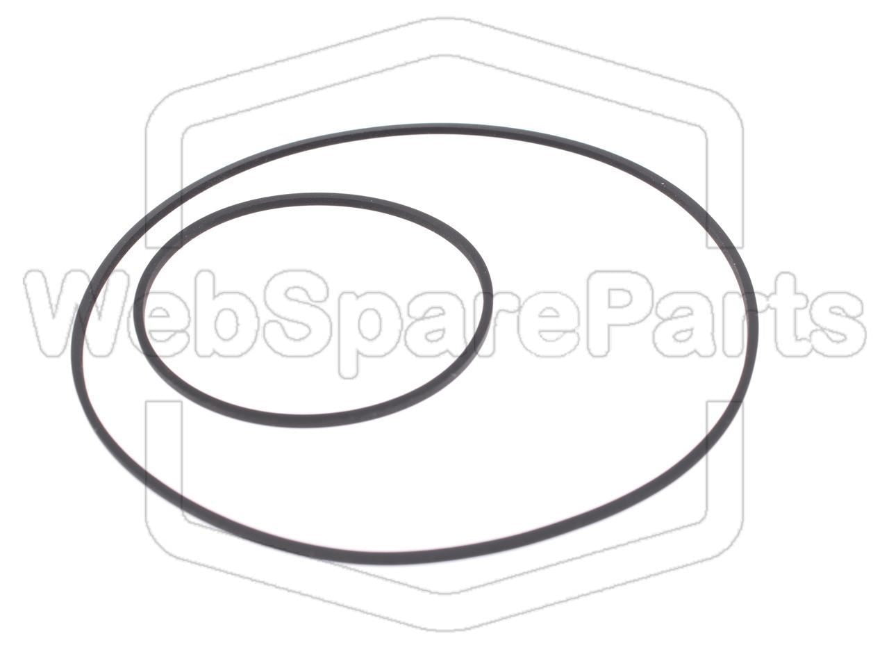 Kit cinghie per autoradio a cassetta Philips 22 RN232