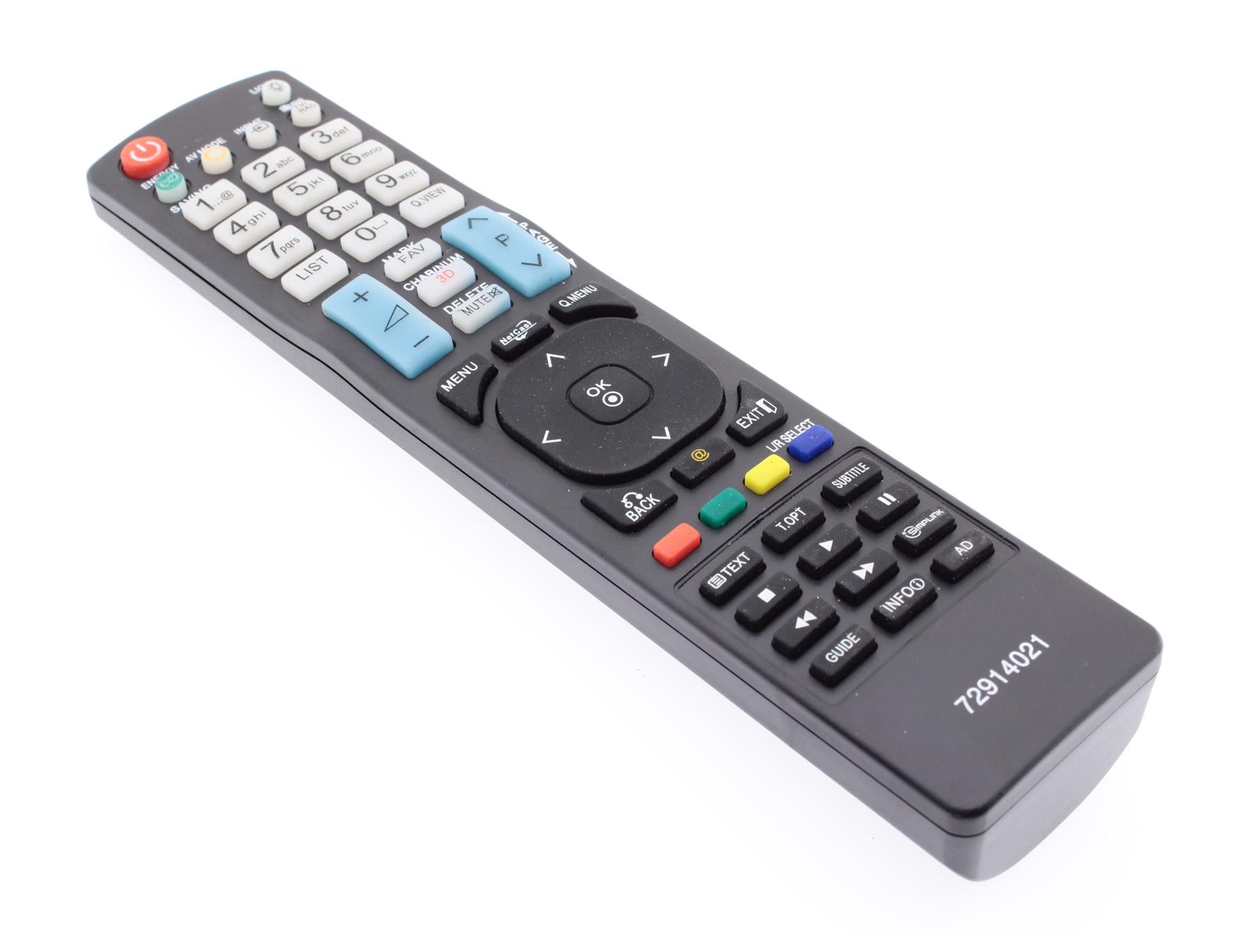 Replacement TV Remote Control for LG AKB72914021