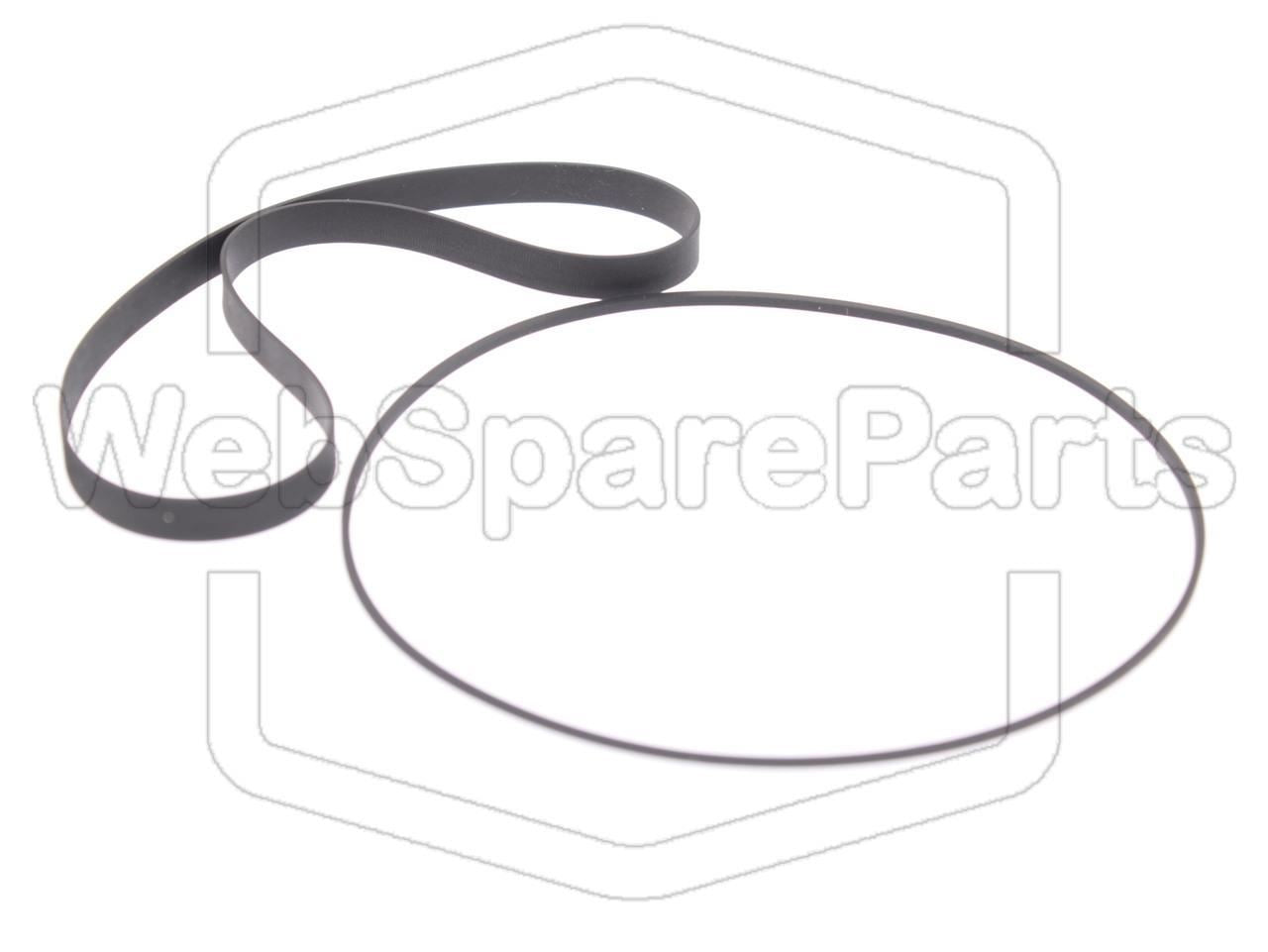 Kit cinghie per piastra a cassette stereo Grundig CF-7000