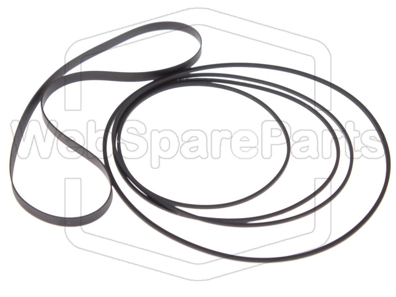 Kit cinghie per piastra a cassette stereo Kenwood KX-760