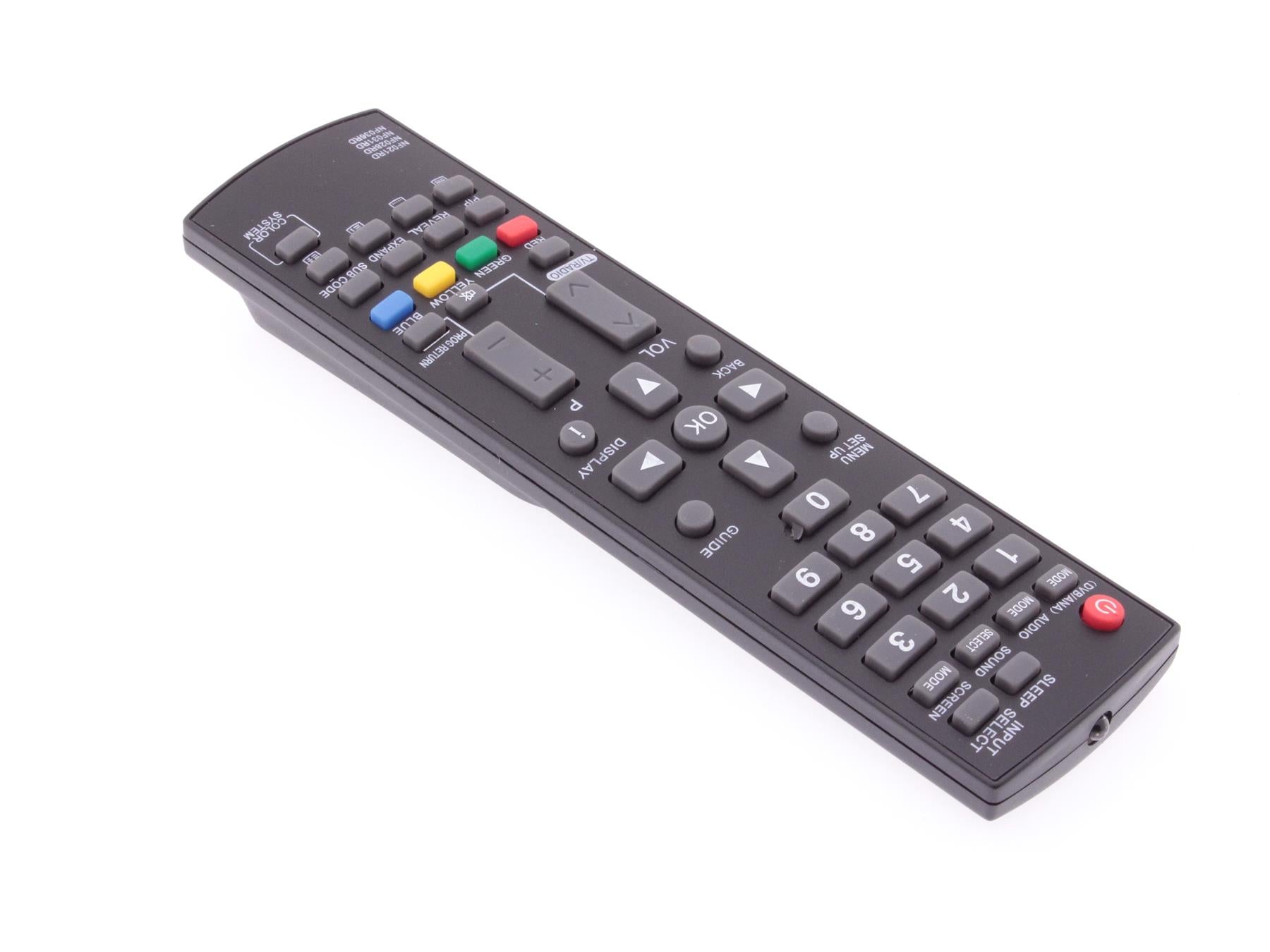 Replacement TV Remote Control for Funai NF021,NF028,NF031,NF036RD