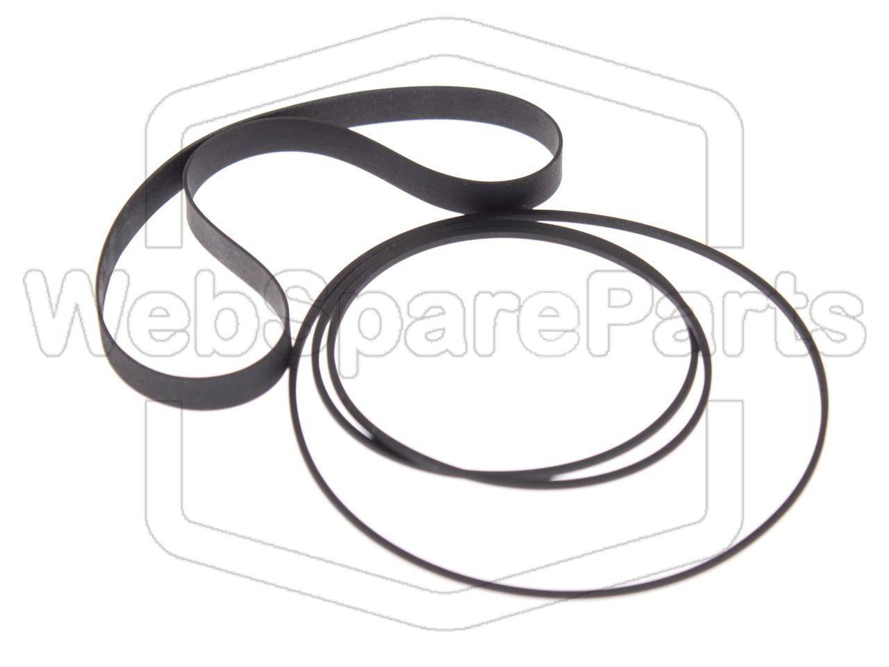 Kit cinghie per piastra a cassette stereo Kenwood KX-1030