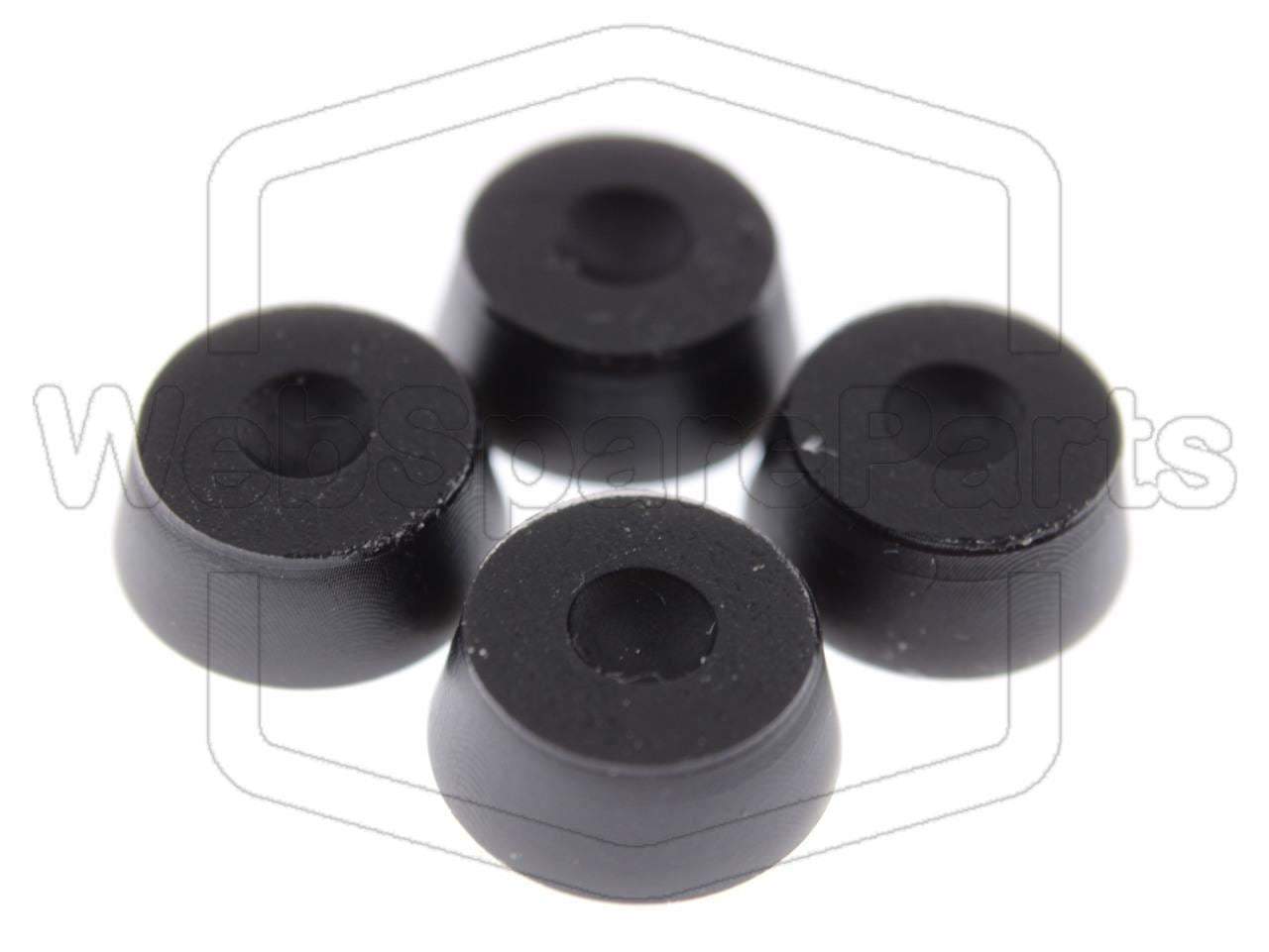 Rubber Feet For Cassette Deck Bang & Olufsen Beocord 6002 Type:  48xx (1983-1984)