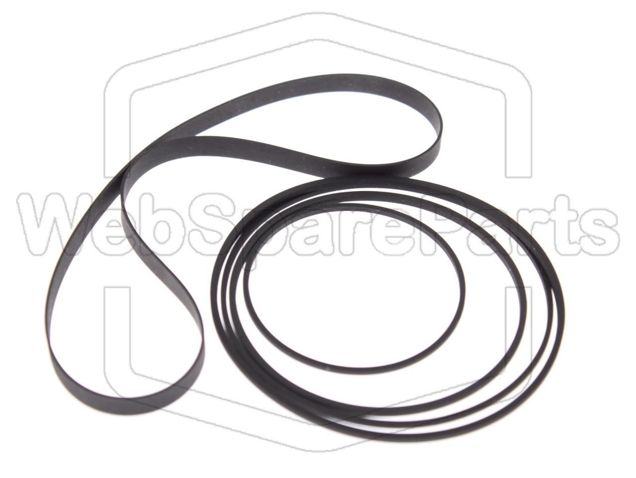 Kit cinghie per doppio piastra a cassette Kenwood KX-65CW