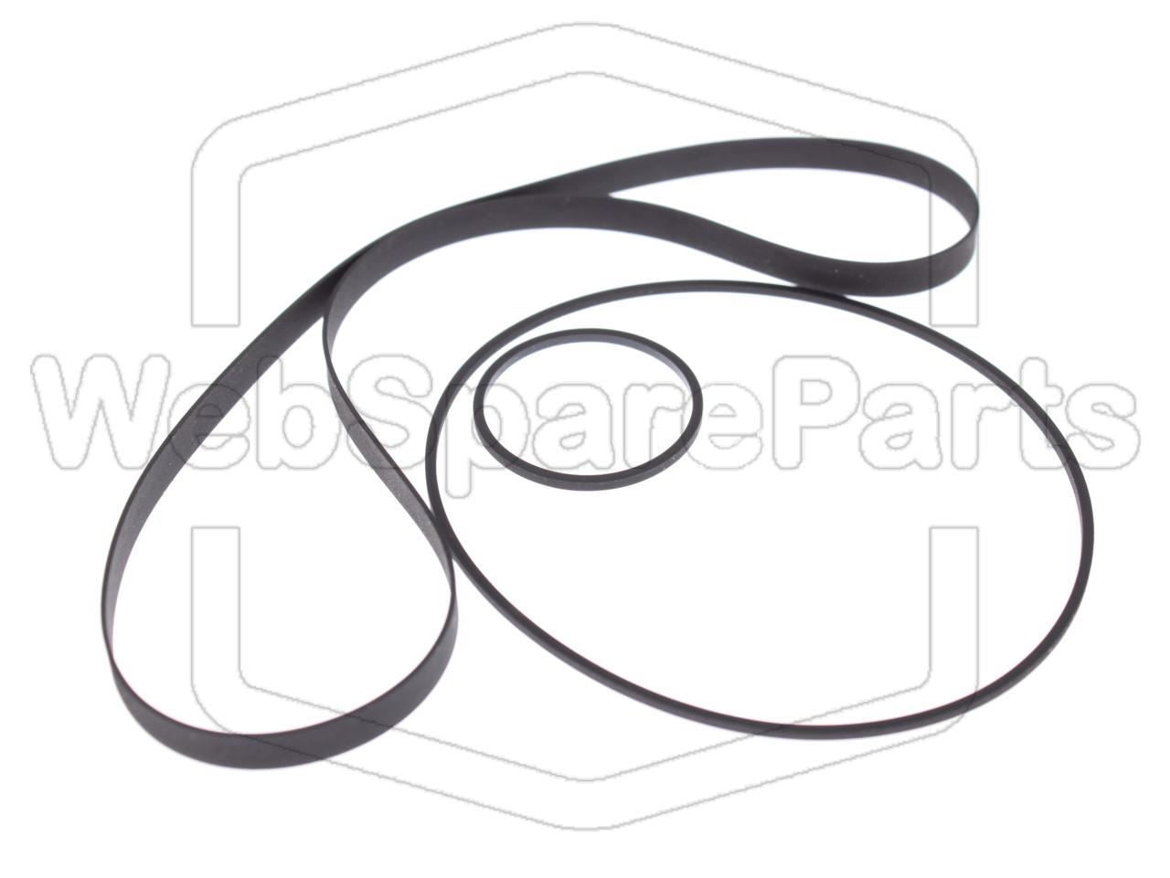 Kit cinghie per piastra a cassette stereo Grundig SCF 6100