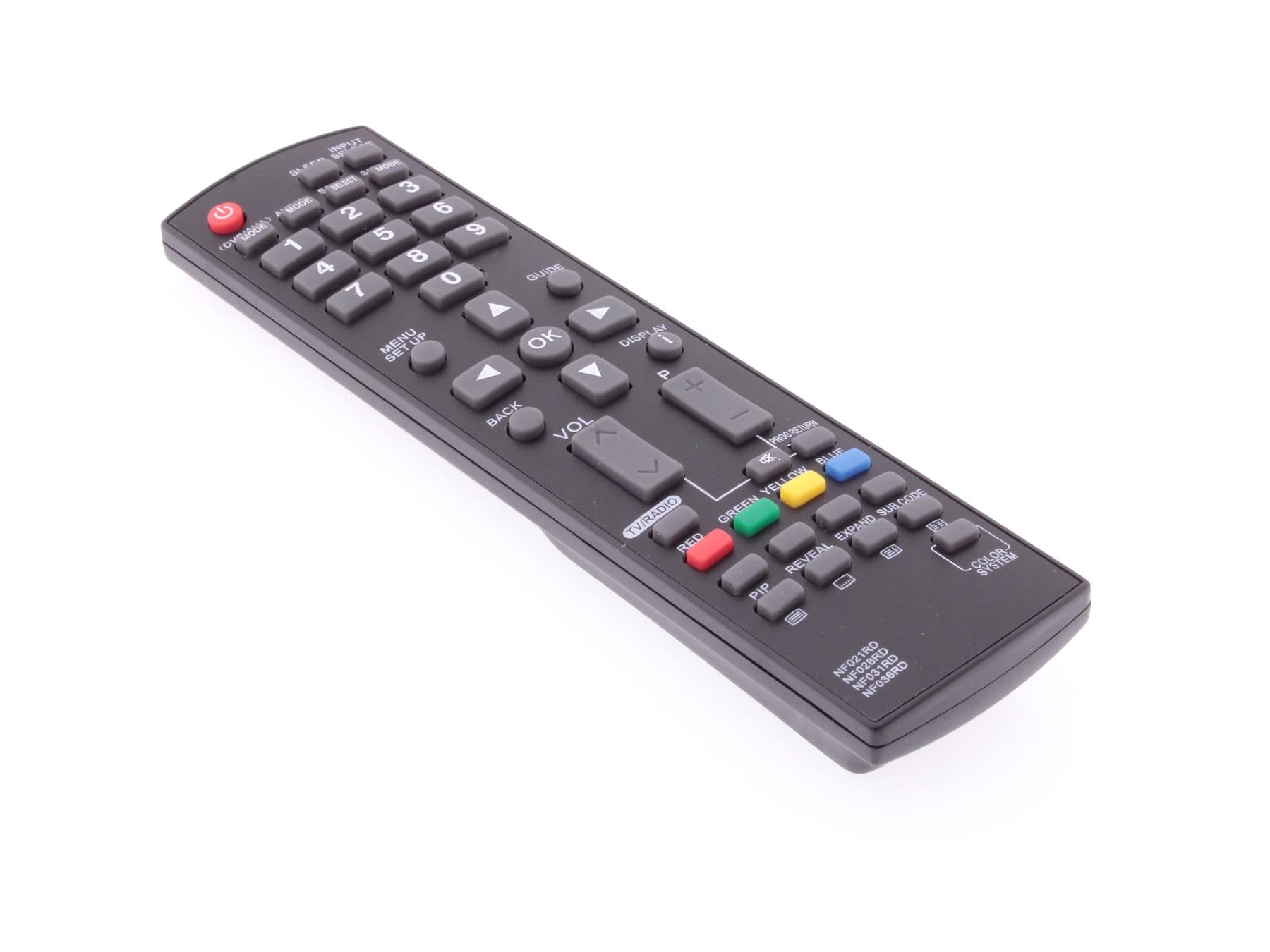 Replacement TV Remote Control for Funai NF021,NF028,NF031,NF036RD
