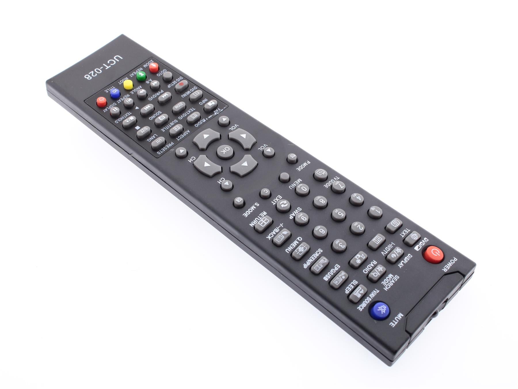 Replacement TV Remote Control for Sharp UCT-028