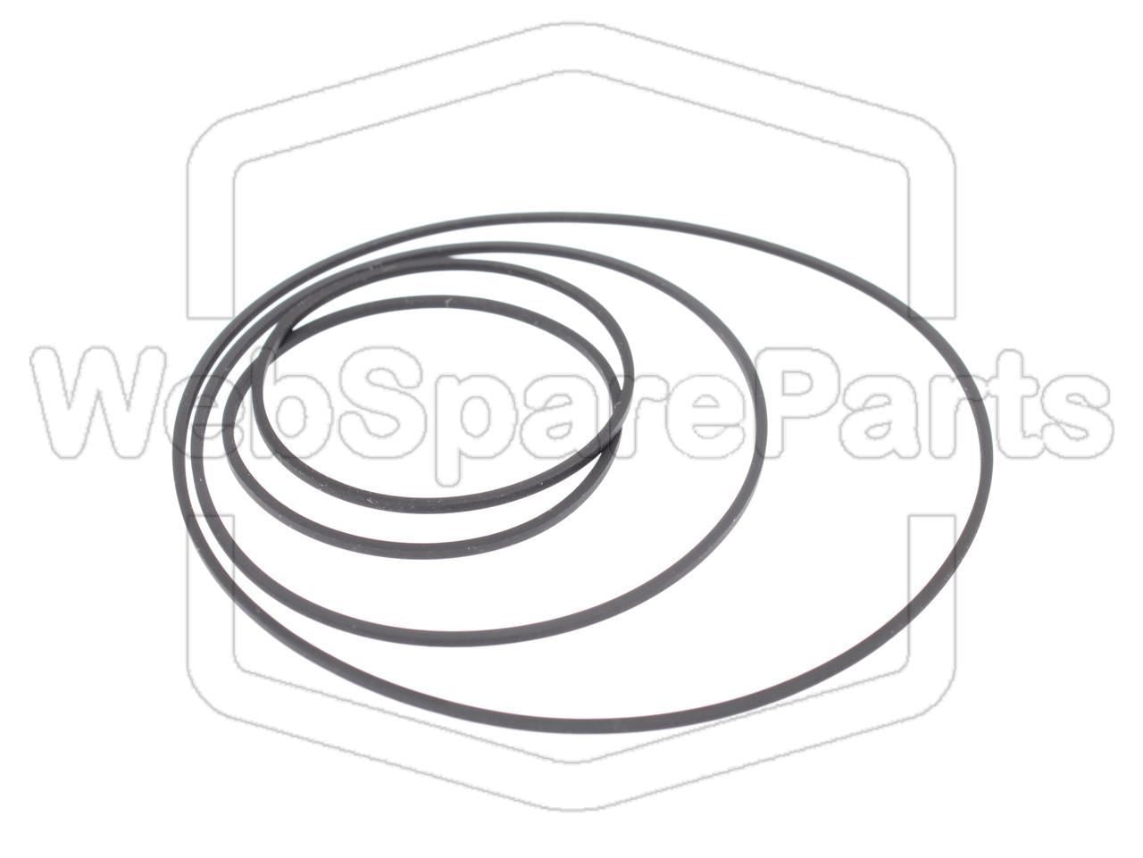 Kit cinghie per registratore cassette Sony CFD-DW110S MEGA BASS
