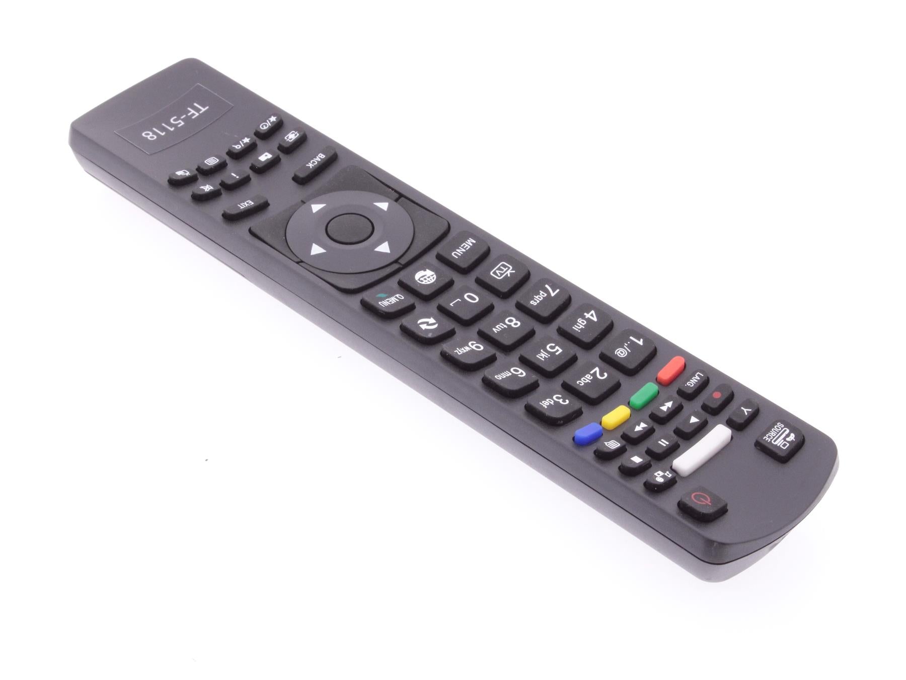 Replacement TV Remote Control for RC5118