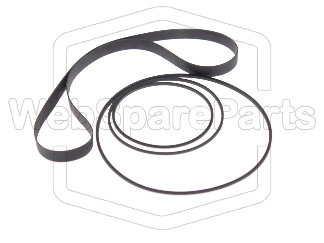 Kit cinghie per piastra a cassette stereo Kenwood KX-1006