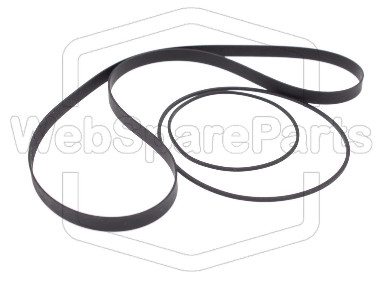 Kit cinghie per piastra a cassette stereo Dual C-818