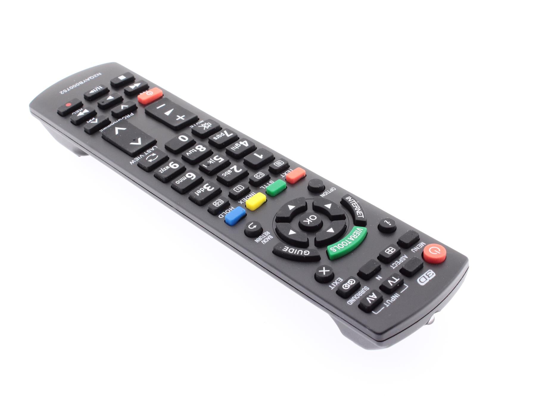Replacement TV Remote Control for Panasonic N2QAYB000752
