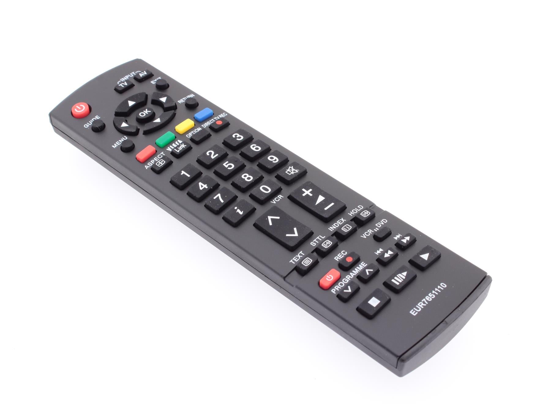 Replacement TV Remote Control for Panasonic EUR7651110