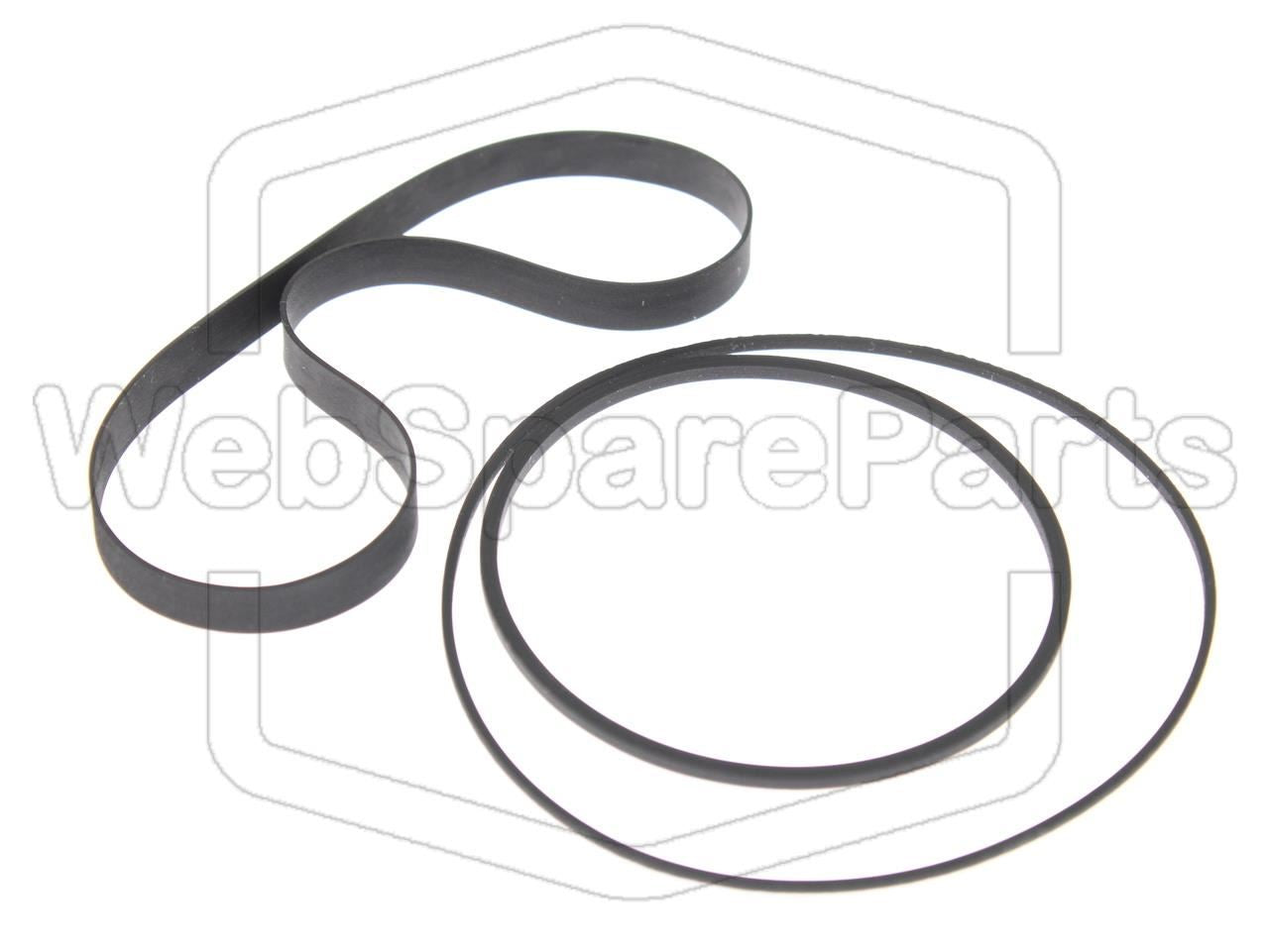 Kit cinghie per piastra a cassette stereo Akai HX-1