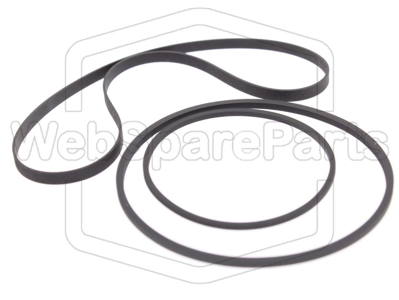 Kit cinghie per piastra a cassette stereo Denon DRR-M30 (DM-30S)
