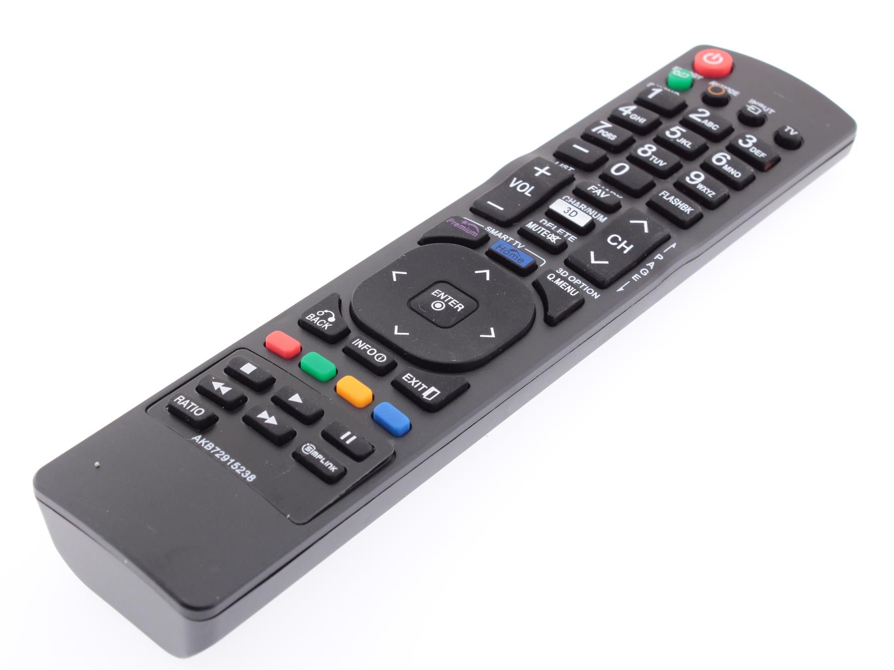 Replacement TV Remote Control for LG AKB72915238