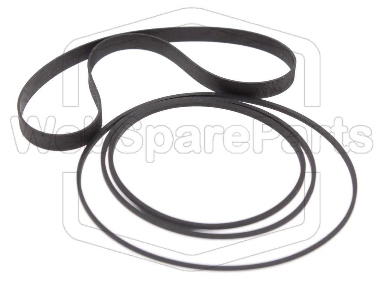 Kit cinghie per piastra a cassette Dual C-816