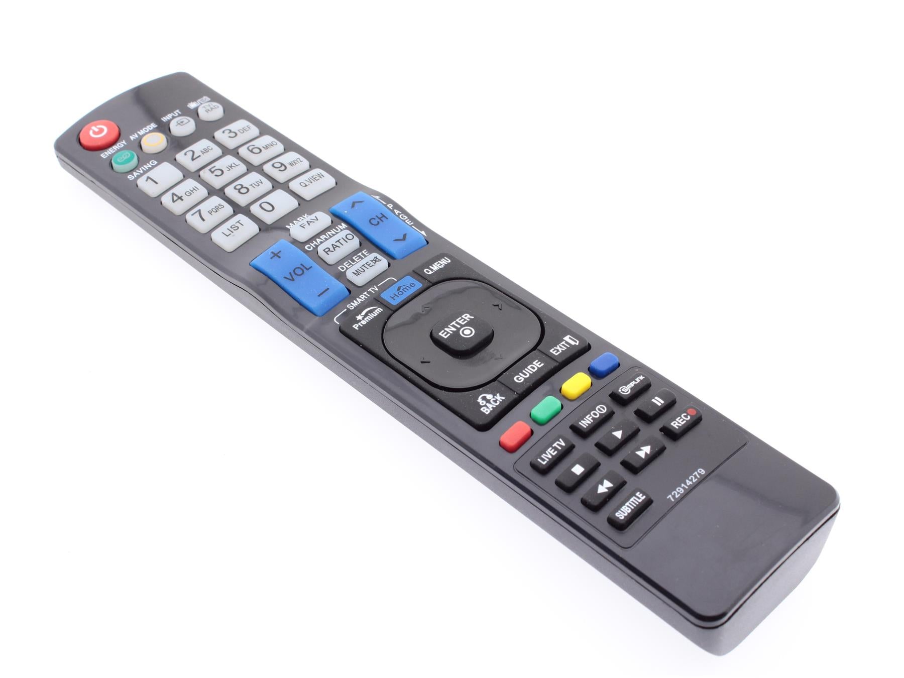 Replacement TV Remote Control for LG AKB72914279