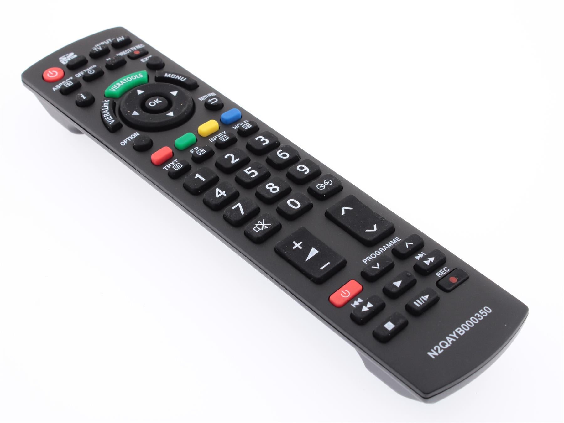Replacement TV Remote Control for Panasonic N2QAYB000350