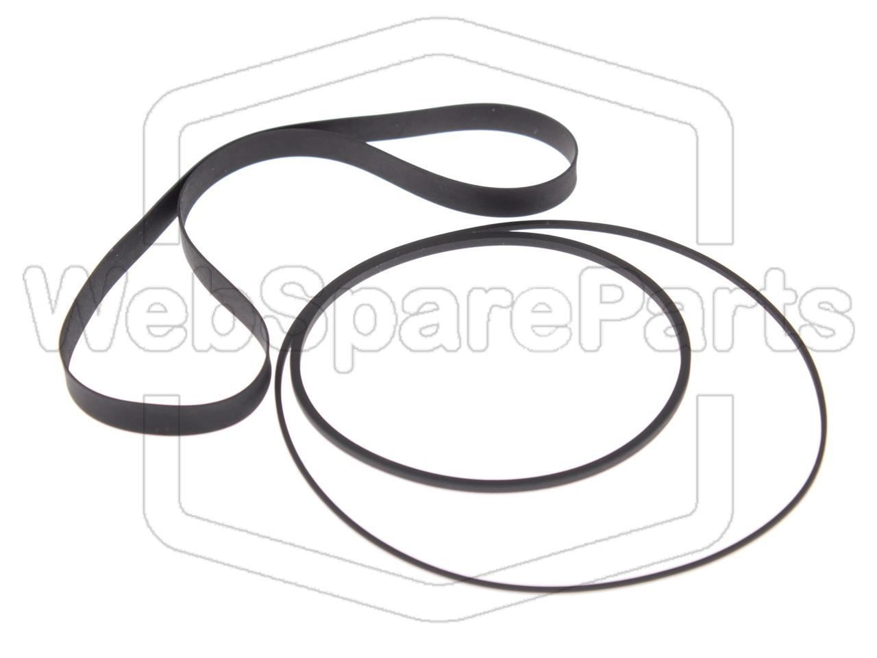Kit cinghie per piastra a cassette stereo Kenwood KX-605