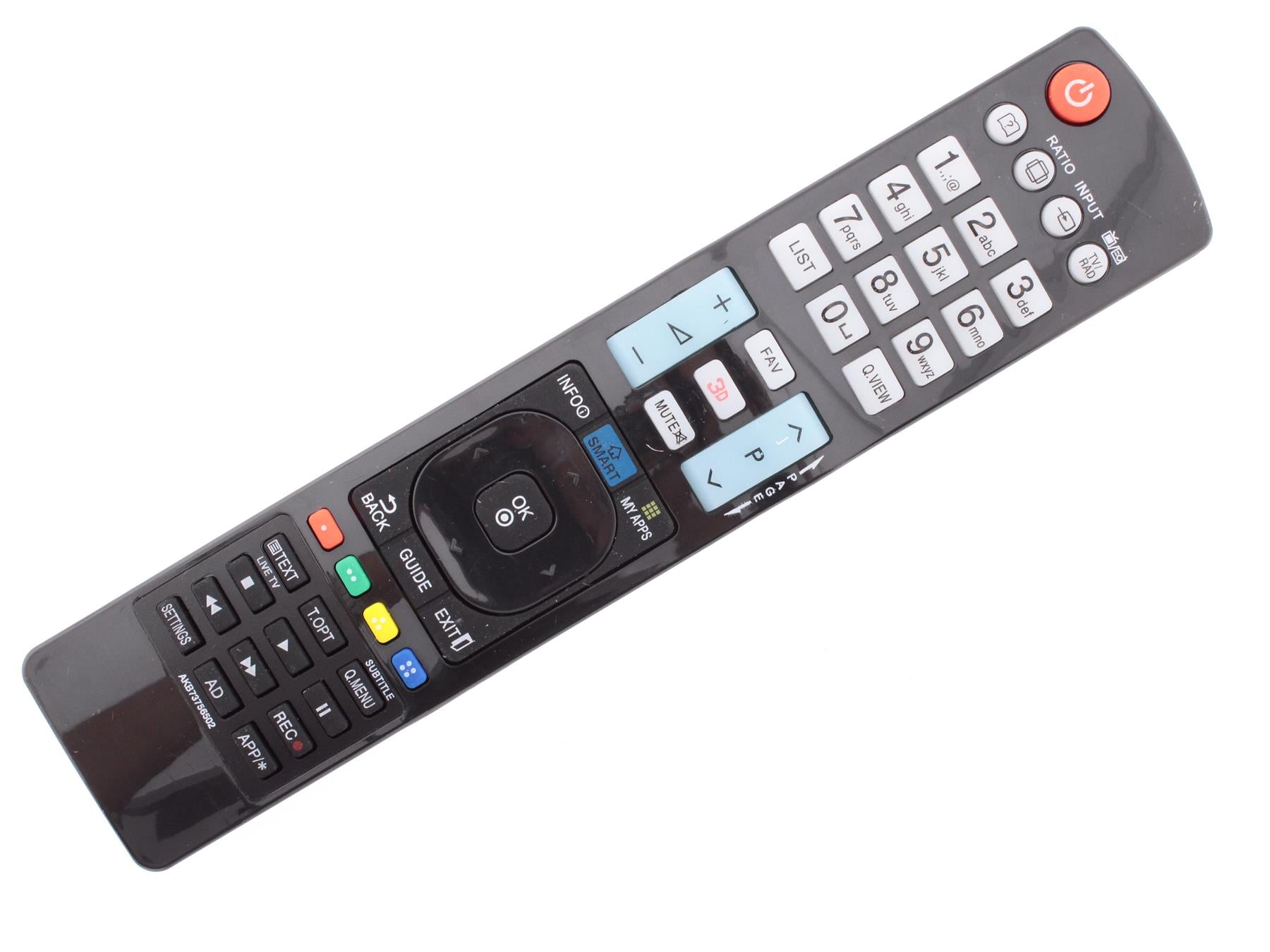 Replacement TV Remote Control for LG AKB73756502