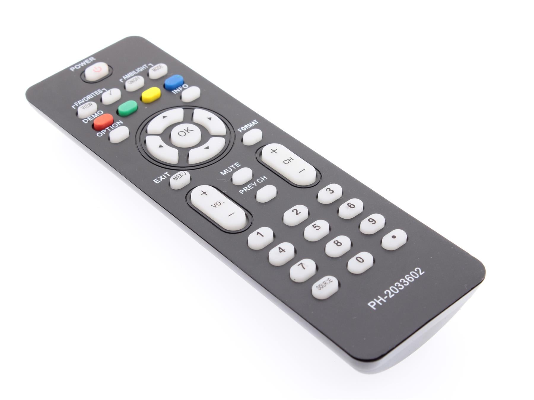 Replacement TV Remote Control for Philips RC2033-602