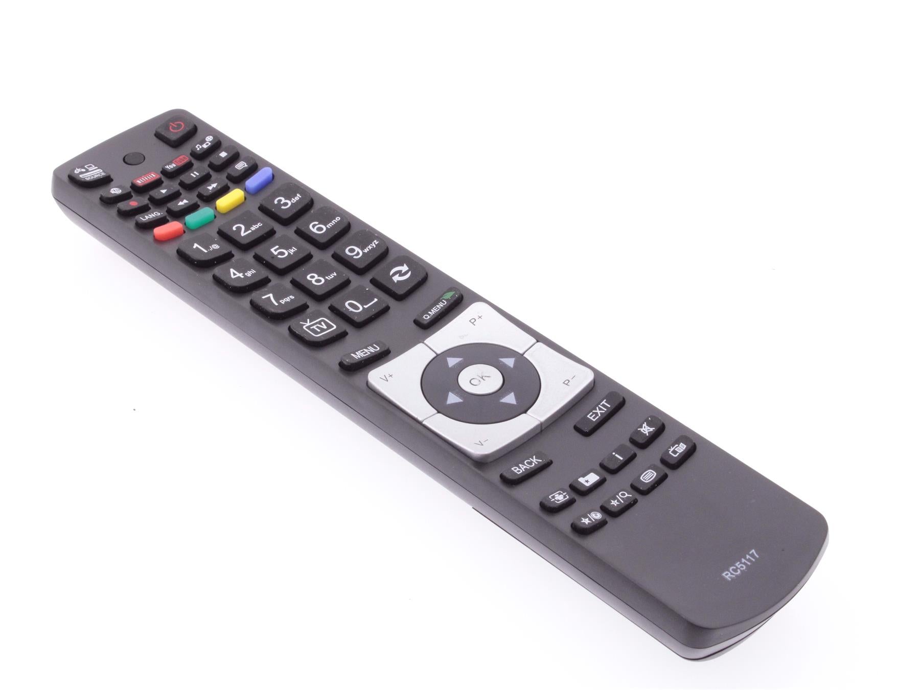 Replacement TV Remote Control for RC5117
